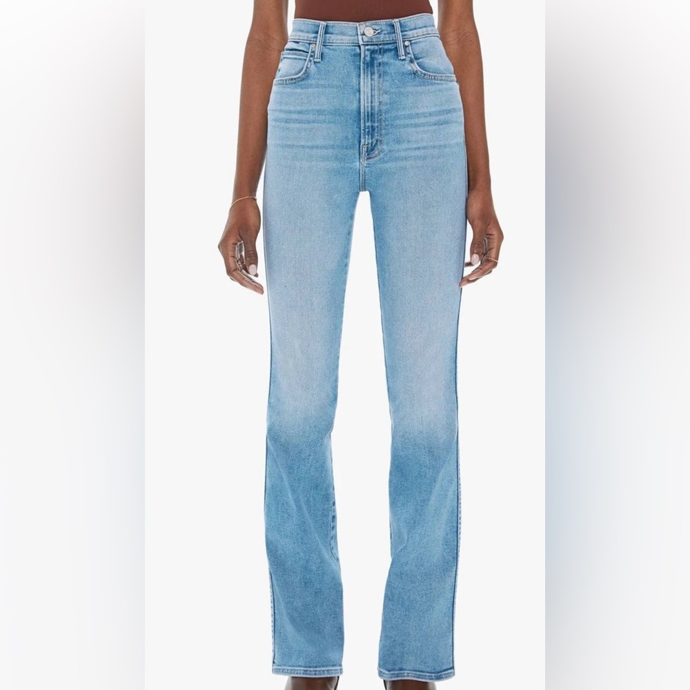 MOTHER high rise smokin double heel jeans!